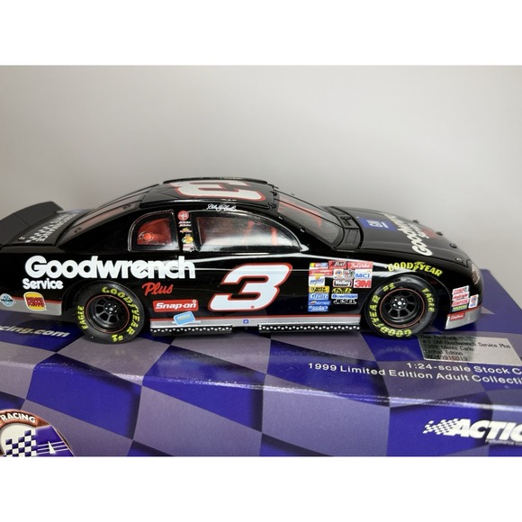 Action Racing 1999 Dale Earnhardt #3 Goodwrench 1:24 Scale Limited Edition - Picture 5 of 16